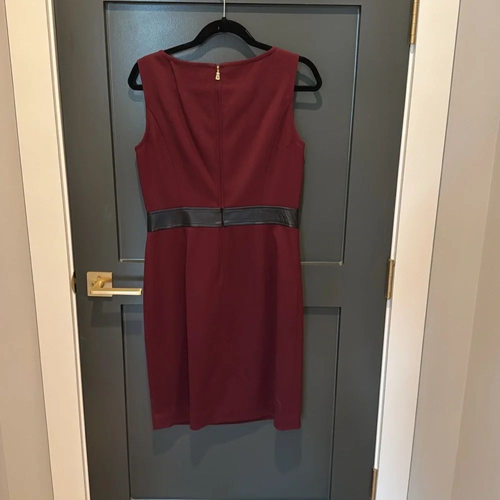 Tory Burch Maroon Dress Size 8 Worn Once - Picture 2 of 3